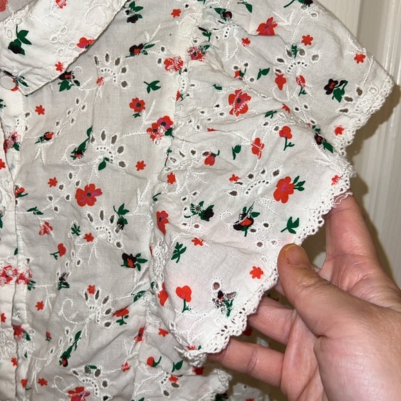 YAS ruffle blouse sz XL - Picture 3 of 5